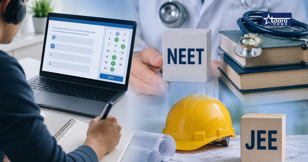 neet exam two sessions jee pattern cbt government proposal